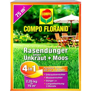 Compo Floranid Rasendünger (2,25kg Packung)