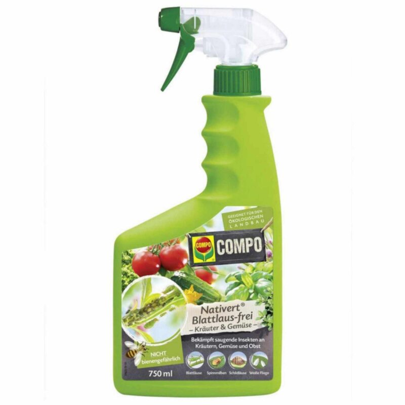 Compo Nativert Kräuter & Gemüse Blattlaus-Frei AF (750ml Flasche)