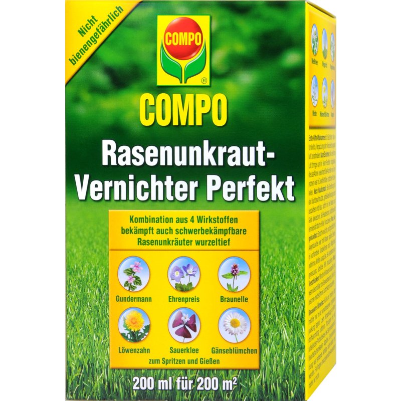 COMPO Rasenunkraut-Vernichter Banvel,Bekämpfung Von