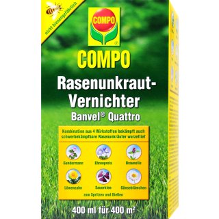 Compo Rasenunkrautvernichter Banvel Quattro (400ml Packung)
