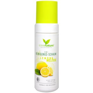 Cosnature  3 in 1 Reinigungsschaum Lemon & Melisse (150ml Flasche)