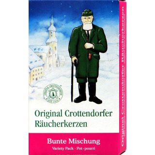 Crottendorfer Räucherkerzen Bunte Mischung 24 er