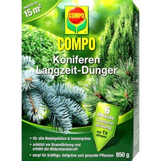 COMPO Koniferen Langzeit-Dünger (850g Packung)