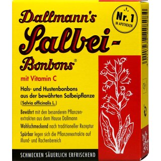 Dallmann´s Salbei-Bonbons mit Vitamin C (37g Packung)