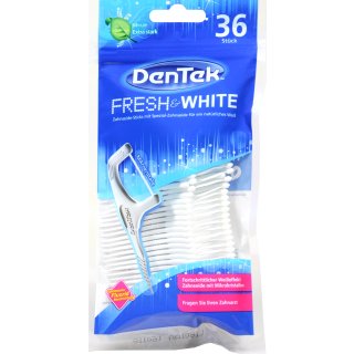 Dentek Fresh and White Zahnseide Sticks 36 er