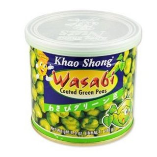Khao Shong Grüne Erbsen mit Wasabi (140g Dose)