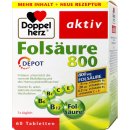 Doppelherz Folsäure 800 + B6 + B12 + C + E 60 er