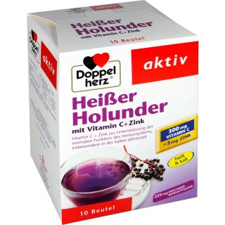 Doppelherz Heißer Holunder mit Vitamin C + Zink 10 er