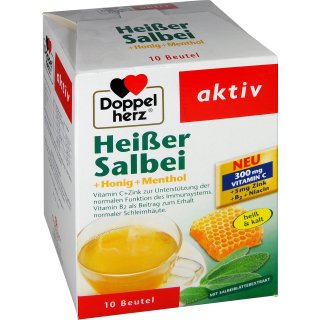 Doppelherz Heißer Salbei + Honig + Menthol 10 er