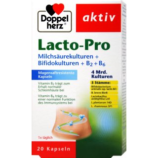Doppelherz Lacto-Pro Kapseln 20 er