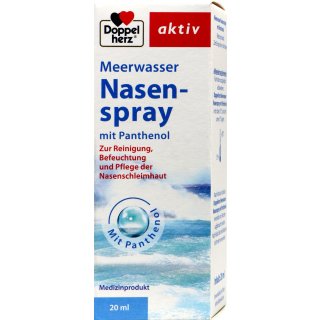 Doppelherz Meerwasser Nasenspray mit Panthenol (20ml Packung)