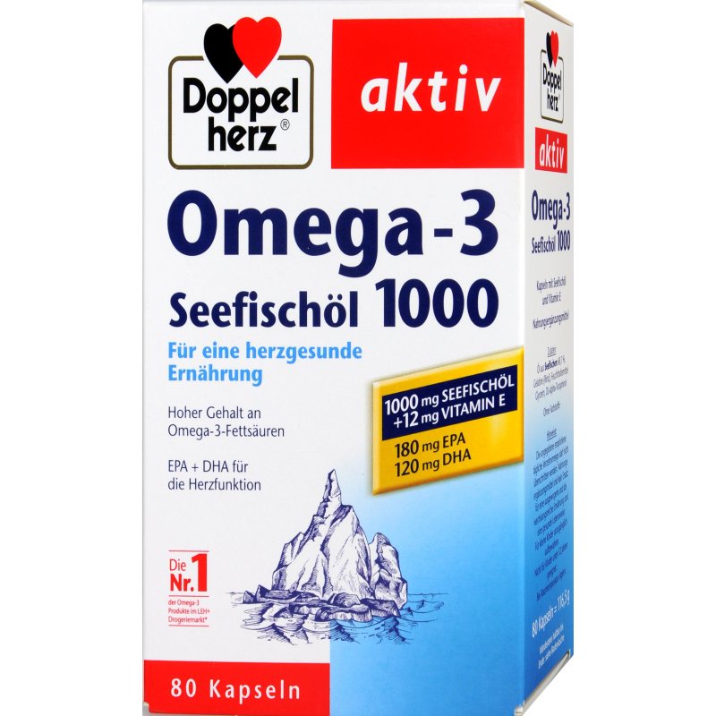 Doppelherz Omega-3 Seefischöl 1000 mg 80 er