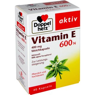 Doppelherz Vitamin E 600 N Kapseln 40 er