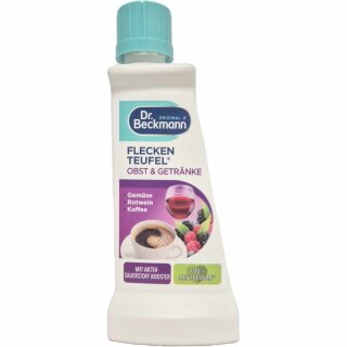 Dr. Beckmann Flecken Teufel Obst & Getränke Gemüse Rotwein Kaffee (Wäschepulver 50ml Flasche)