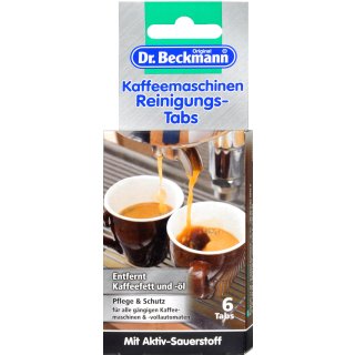 Dr. Beckmann Kaffeemaschinen Reinigungstabs 6 er