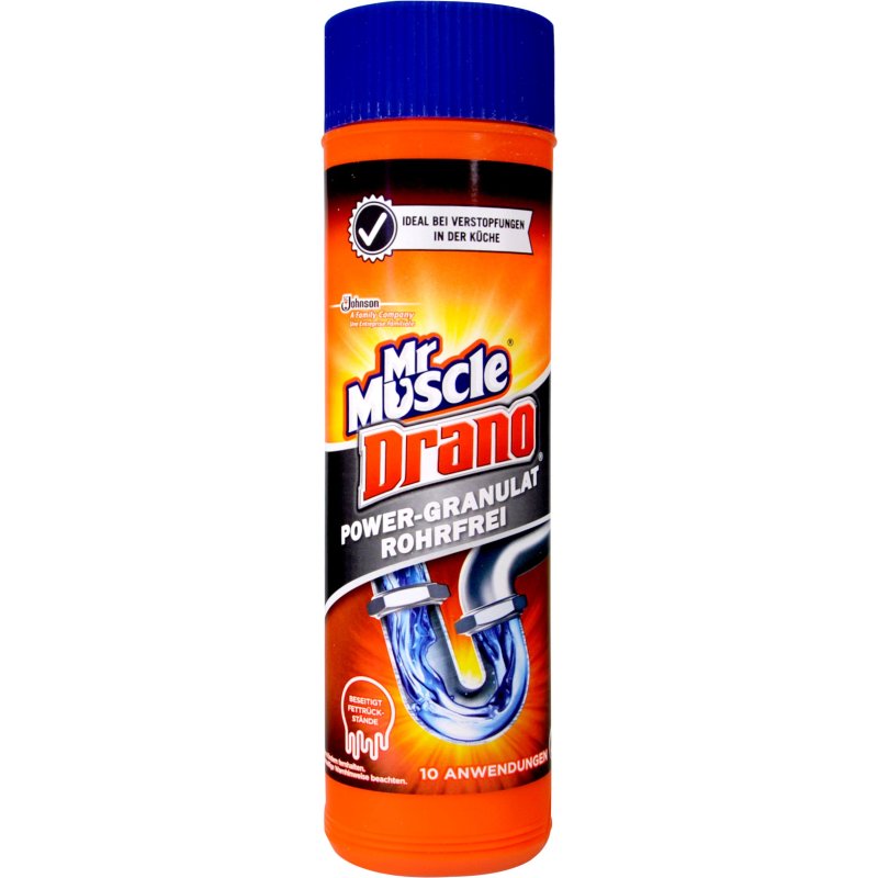 Mr Muscle Drano PowerGranulat (500g Dose)