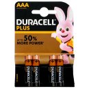 Duracell Plus Power AAA MICRO 4x1,5V