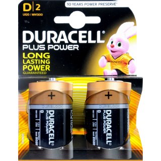 Duracell Plus Power Mono MN 1300 2 x 1,5 V