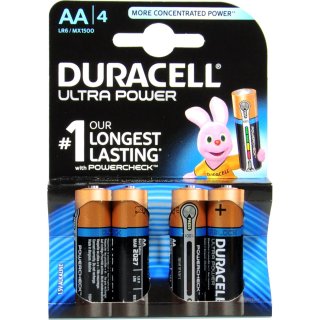 Duracell Ultra Power AA Mignon 4 x 1,5 V