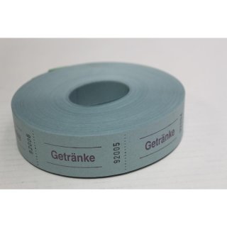 Sol farbige Wertmarken "Getränke" in blau (1.000 Stck.)