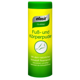 Efasit Fuß und Körperpuder Classic (75g Packung)