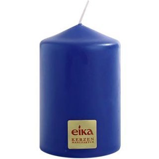 Eika Stumpenkerze Azurblau 70 x 50 mm