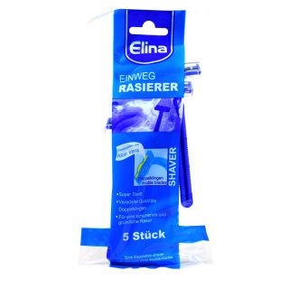 Einwegrasierer Doppelklinge 5 er