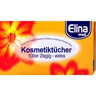 Elina Kosmetiktücher 2-lagig 100 er