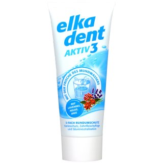 Elkadent Aktiv 3 Zahncreme (75ml Tube)