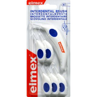 Elmex Interdentalbürste Dreieck Blau 4 mm 6 E