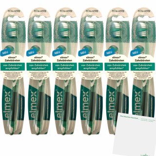 elmex Sensitive Professional Zahnbürste extra weich 6er Pack (6St) + usy Block