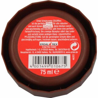 Erdal Schuhcreme braun (75ml Dose)