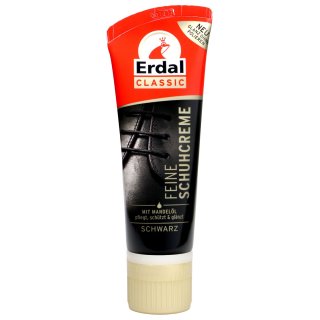 Erdal Feine Schuhcreme Schwarz (1X75ml Tube)