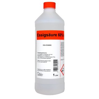 Essigsäure 60 % Fischar  1l