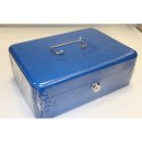 ZHG, Geldkassette 25x18x9 cm farbig sort. m Geldeinsatz blau