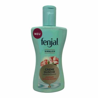 Fenjal Creme Dusche Sinnlich, Jojobaöl & Rosenblüten (200ml Flasche)