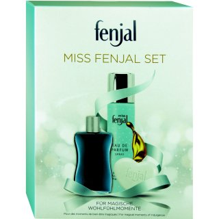 Fenjal Miss Fenjal Set Geschenkset (75ml EdP, 50ml Ölbad, 90g Cremeseife)