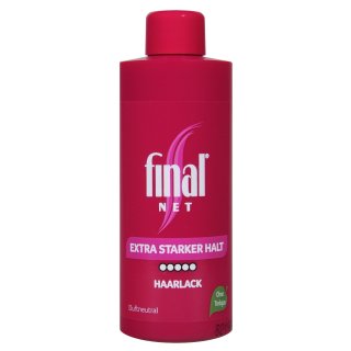 Final Net Haarlack Extra Starker Halt Nachfüller (125ml Flasche)