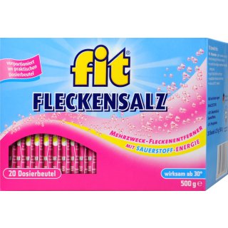 Fit Fleckensalz (20x25g, 500g Packung)