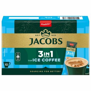 Jacobs Kaffee 3in1 Typ Ice Coffee 10er (127g Packung)