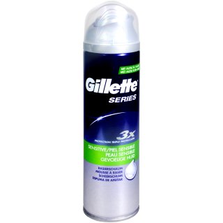 Gillette Series Rasierschaum Empfindliche Haut (1x250ml)