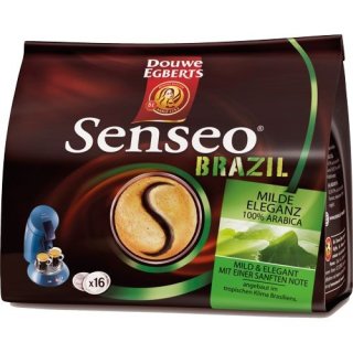 Kaffeepads Senseo Douwe Egberts "Brazil Blend", 16 St.