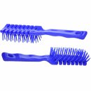 Haarbürste Plastik Halbrund ohne Farbwahl 21cm lang...