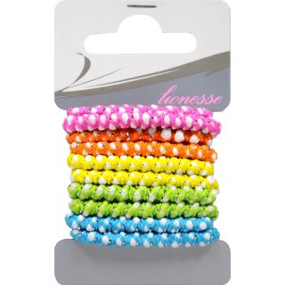 Haargummi mit Lurex Farbig Sortiert 5 er