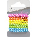 Haargummi mit Lurex Farbig Sortiert 5 er