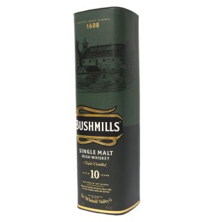Bushmills Single Malt Irish Whiskey Triple Distilled 10 Jahre 40%vol (0,7l Flasche)