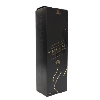 Johnnie Walker Black Label Blended Scotch Whisky 12 Jahre 40% vol. (0,7l Flasche)