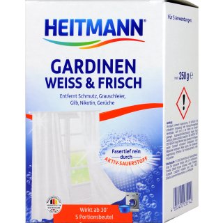 Heitmann Gardinen Weiß & Frisch (5x50g Packung)