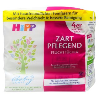 Hipp Babysanft Feuchttücher (4x56 Tücher)
