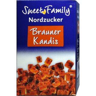 Nordzucker Sweet Family Kandis Braun (500g Packung)